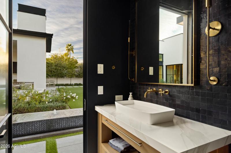 Pool and Garage Bath