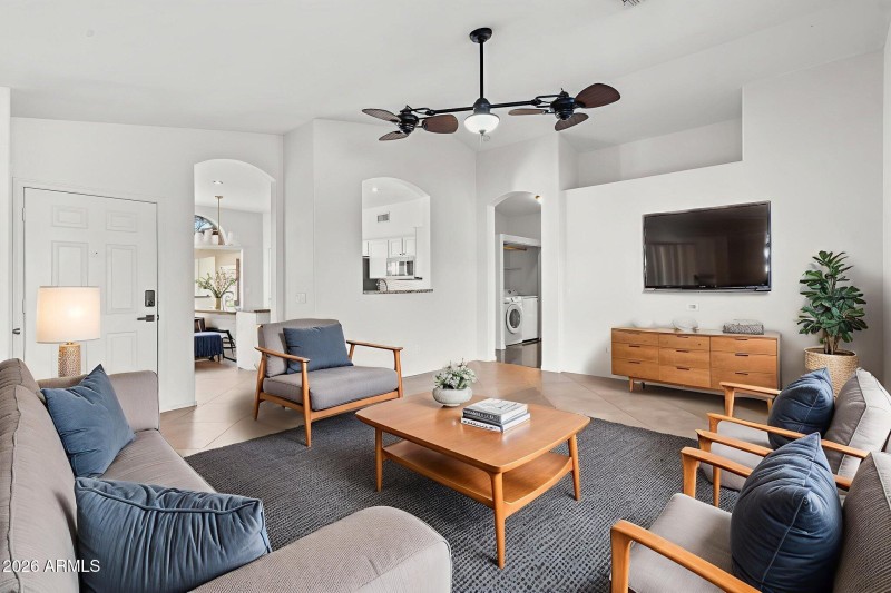 staged living room