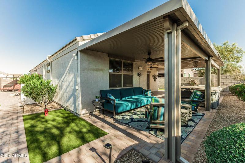 Extended Covered Patio For Extra Shade