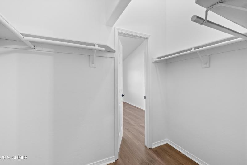 Closet between bedrooms