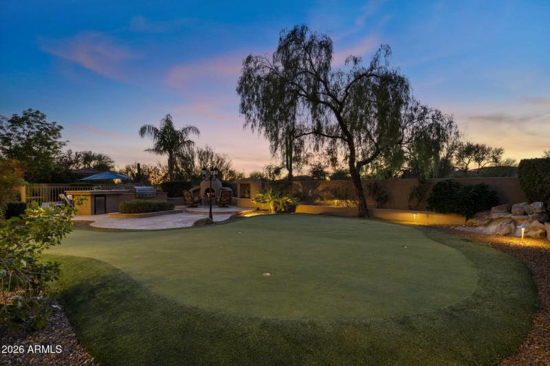 Putting Green at Dusk