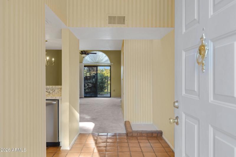 View as you enter the home