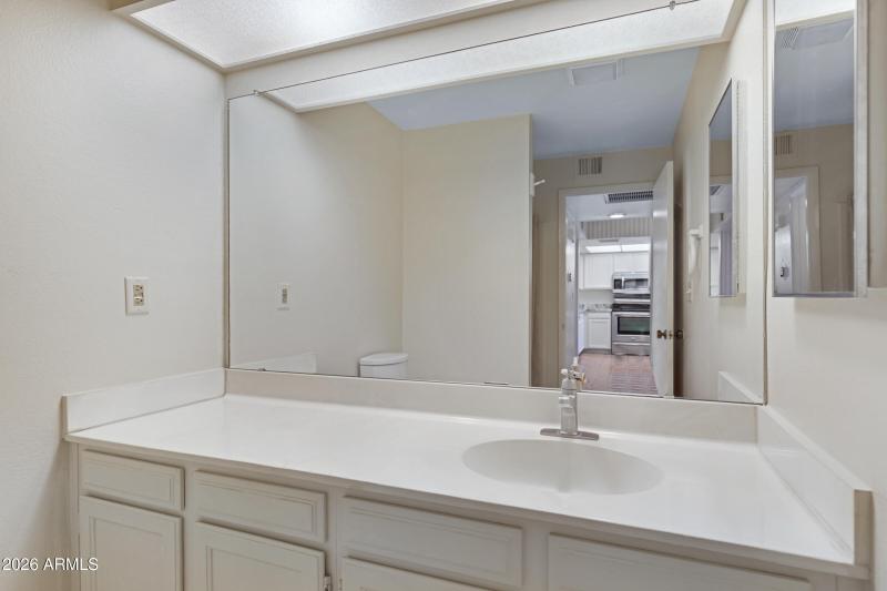 Guest bathroom vanity