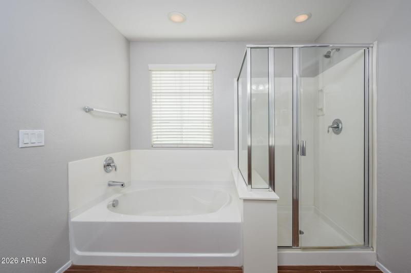 Separate Shower Tub