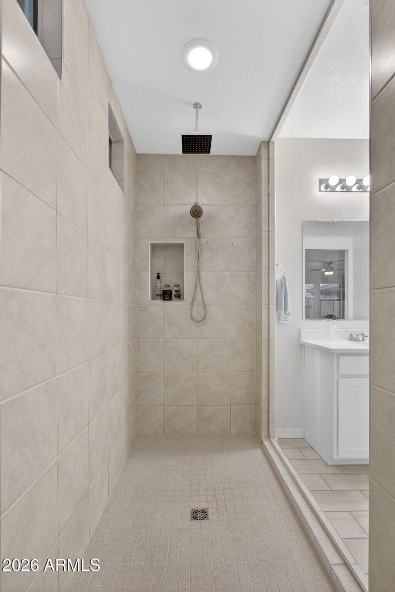 Tiled Walk-in Shower 2