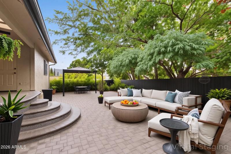 Backyard Virtually Staged