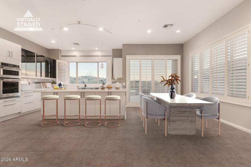 Virtually Staged Kitchen