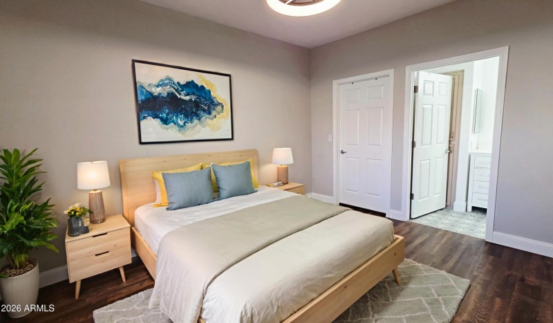 Virtually Stage Primary Bedroom