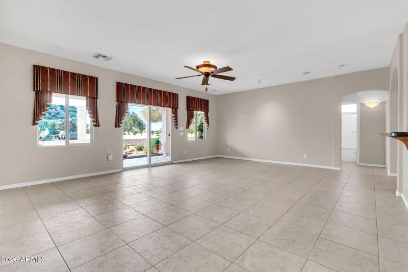 No Built in Entertainment Center