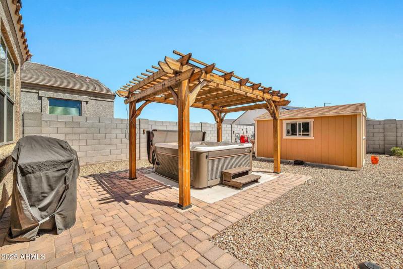 HOT TUB AND GAZEBO