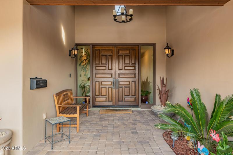 Expansive Covered Entrance