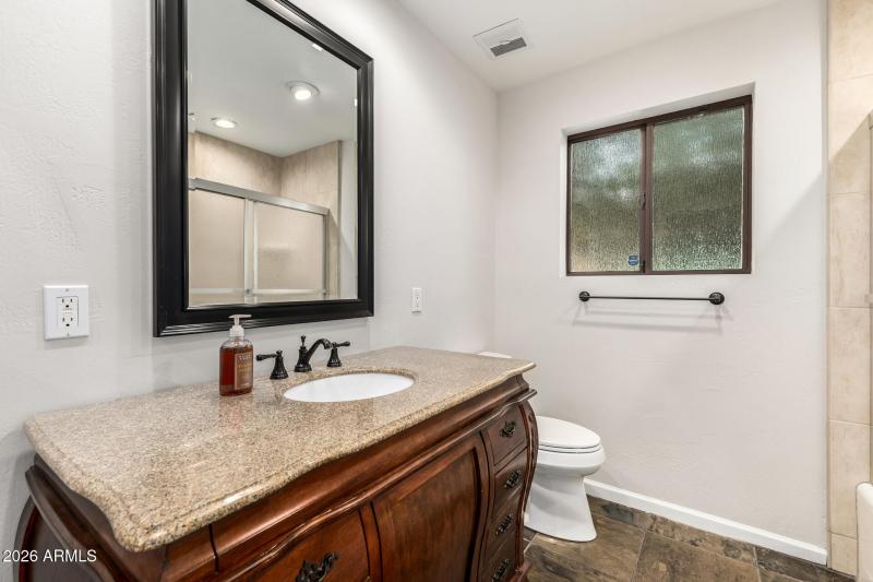 Secondary 3/4 Bathroom next to bedroom 3