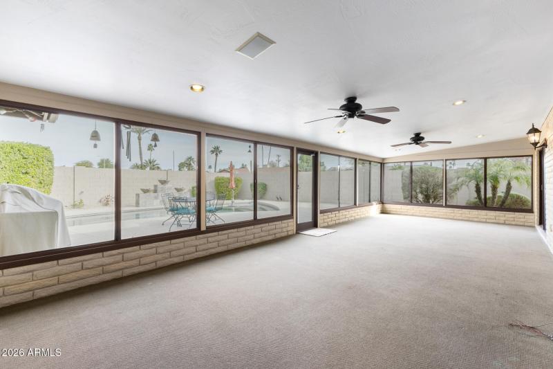 Screened in Arizona Room