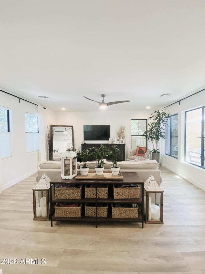 Family Room from Stairs