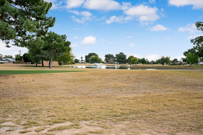 Water Feature at Golf Course