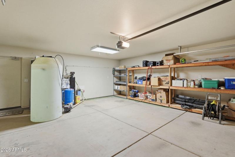 Attached 2 car garage