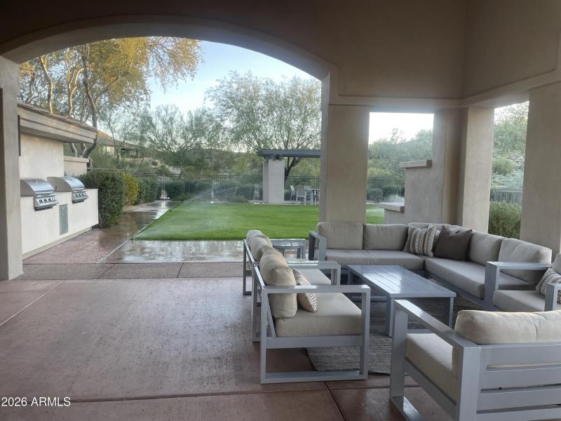 Grills and lots of seating