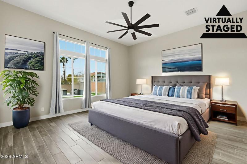Primary Bedroom Virtually Staged
