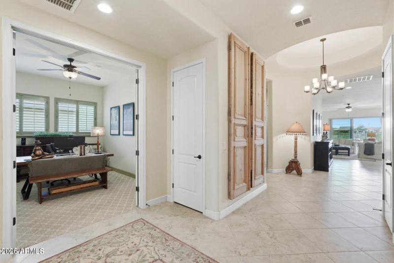 Interior with white doors and trim