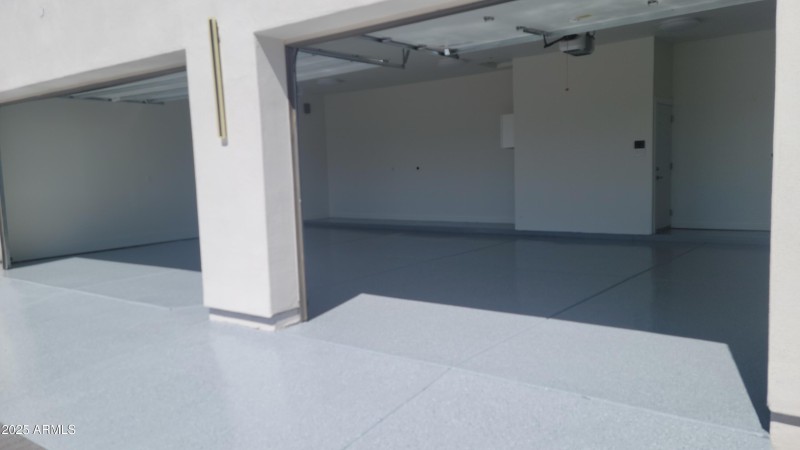 garage 4 car new floor expoxy