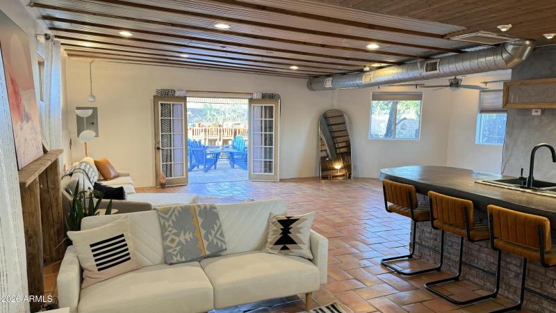 french doors open