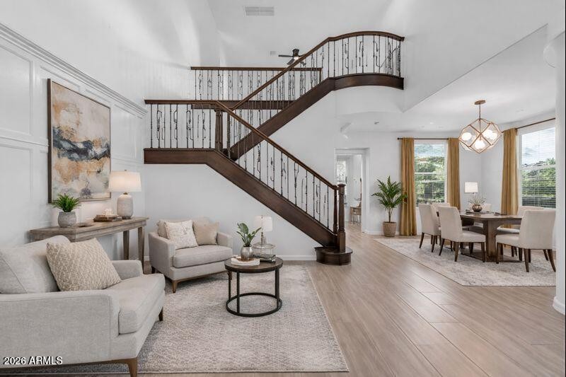 Staged formal LR and Dining