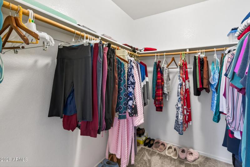 Primary Walk In Closet