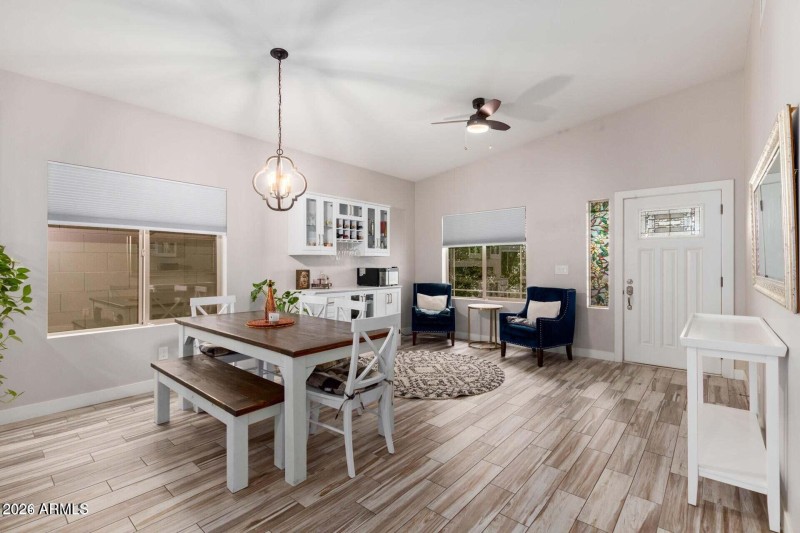 Dining Room & Front Entryway