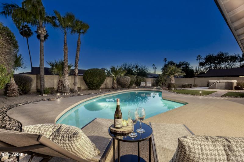 Poolside at Twilight