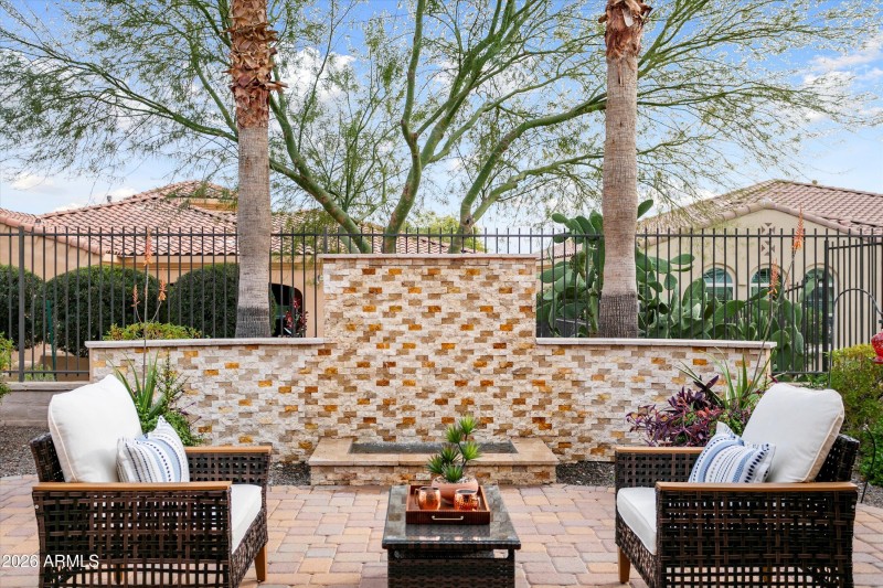 Fountain at Backyard