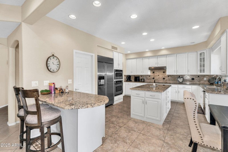 Kitchen View with Breakfast Bar