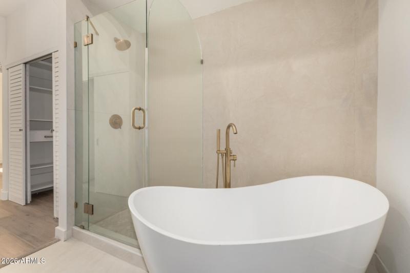 Separate Shower and Tub