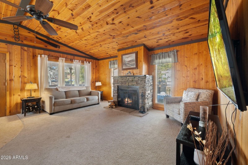 hallway to living area