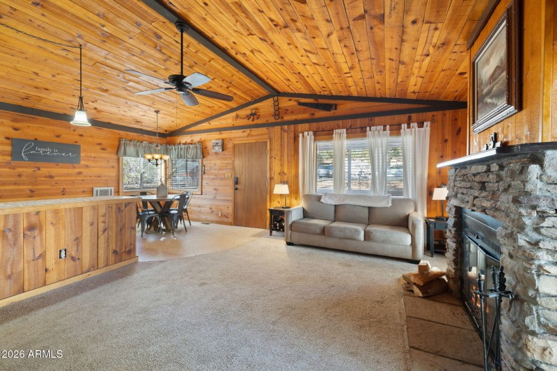 living to front door