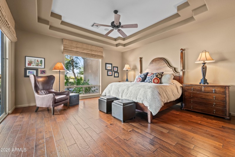 Wood floor in Primary suite