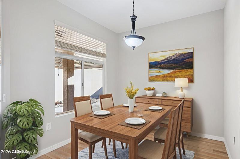 Dining Room Virtually Staged