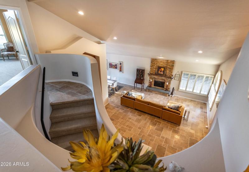 upstairs view