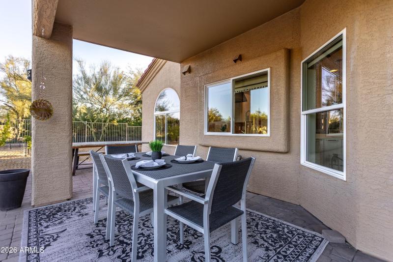 Covered patio