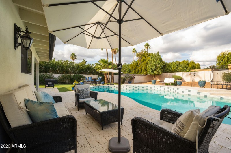 Back Patio facing North