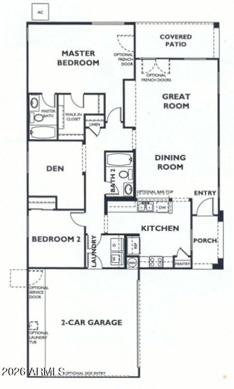 Floor Plan - 3854 E. Flower Street