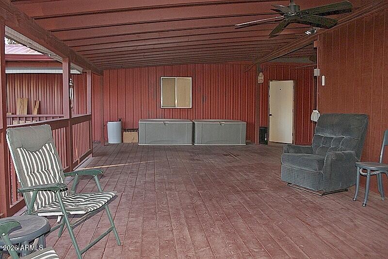 Huge Covered Back Deck