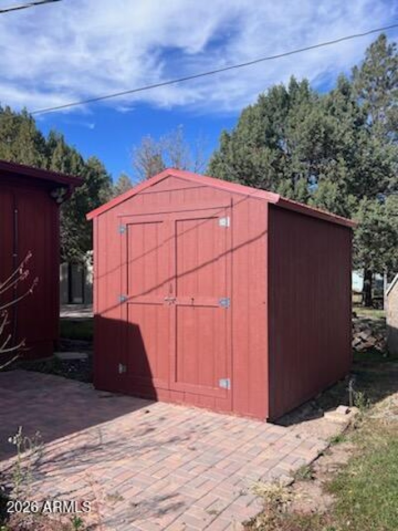 Garden Shed in the backyard