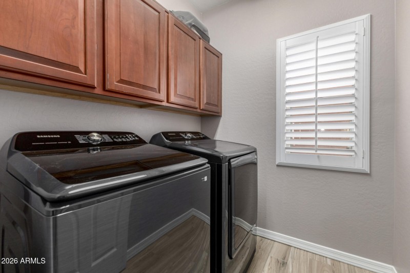 Inside Laundry room