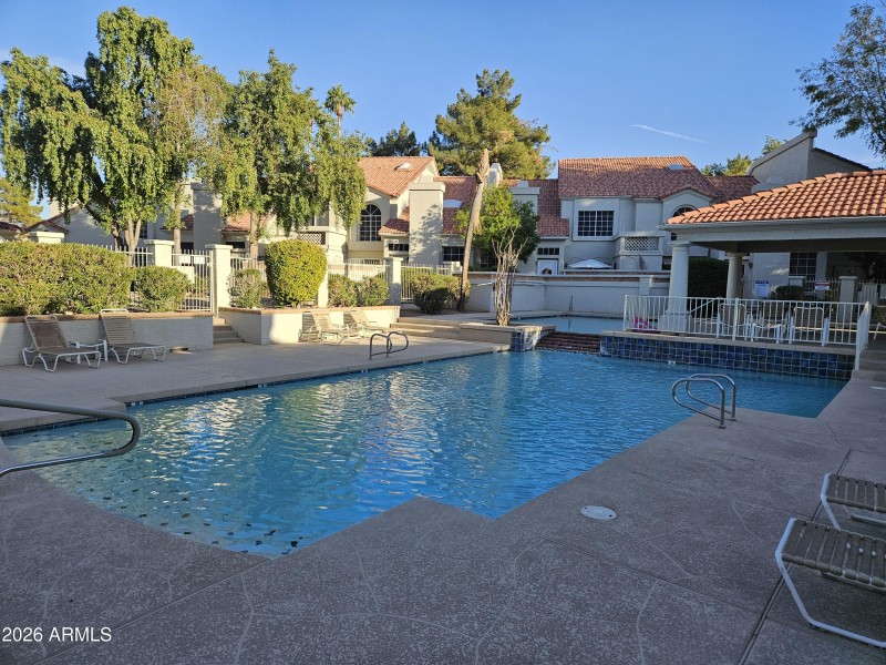 west side pool near the unit
