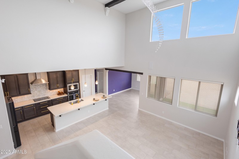 Overlooking Great room and Kitchen