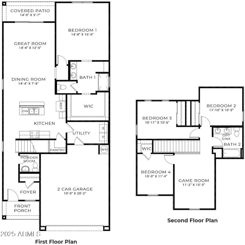 Hanna - floor plan - MLS