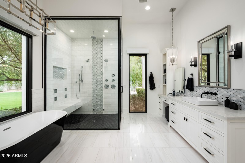 Spa-Inspired Bathroom w/ Steam Shower
