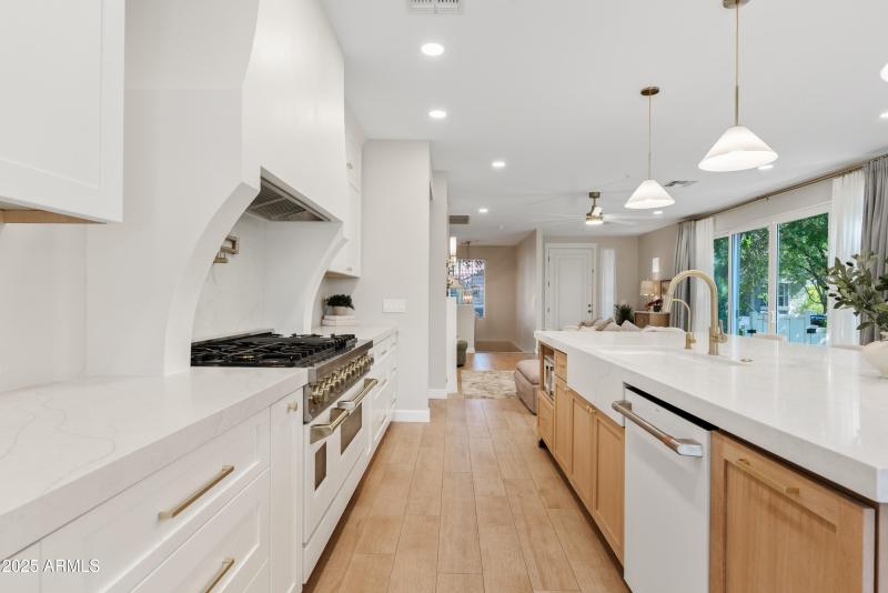 Designer kitchen with premium appliances