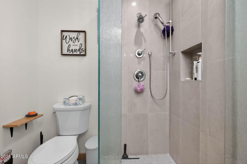 Garage bathroom
