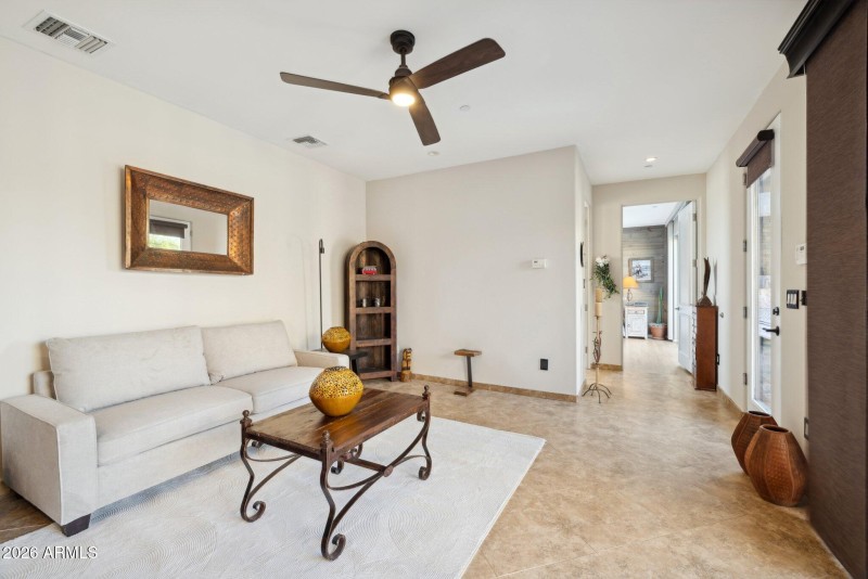 Living area of casita